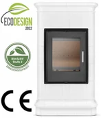Piece wolnostojące - Ekoprojekt 996 Piec wolnostojący 8kW kolor biały spełnia anty-smogowy 99672764 - miniaturka - grafika 1