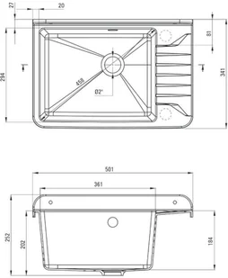 Deante Garden Komora gospodarcza ZYT 211A - Zlewozmywaki - miniaturka - grafika 7