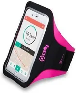 Etui i futerały do telefonów - Celly Etui sportowe na rękę Dla telefonów komórkowych Armband XXL ARMBANDXXLPK) Różowe - miniaturka - grafika 1