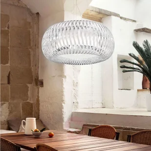 Slamp Kalatos lampa wisząca, przeźroczysta/biała - Lampy sufitowe - miniaturka - grafika 8