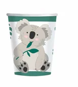 Urodziny dziecka - Amscan Kubeczki urodzinowe Koala - 250 ml - 8 szt. - miniaturka - grafika 1