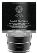 Maseczki do twarzy - Natura Siberica Caviar Platinum Collagen Face And Neck Mask kolagenowa maseczka do twarzy i szyi 50ml - miniaturka - grafika 1