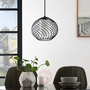 Lindby Cedrice klatkowa lampa wisząca, 1-punktowa - Lampy sufitowe - miniaturka - grafika 5