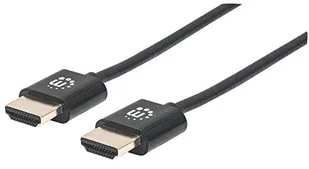 Manhattan Kabel HDMI-HDMI Czarny 1.8m 394369 - Kable - miniaturka - grafika 2