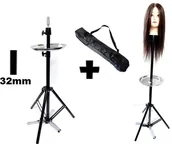 Meble fryzjerskie - Calissimo Statyw stojak do główki głowy treningowej fryzjerskiej ST015 z talerzem na narzędzia linia Superior STATYW ST015 - miniaturka - grafika 1