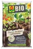 Ziemia ogrodowa - Compo Ziemia do siewu i pikowania BIO 5l - miniaturka - grafika 1