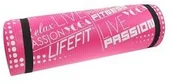 Maty do jogi - Mata LIFEFIT Yoga Mat Exkluziv 100x60x1cm Różowa - miniaturka - grafika 1