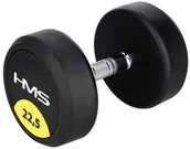 Hantle i ciężarki - HMS Hantla 22,5 kg gumowana Pro HG HMS - miniaturka - grafika 1