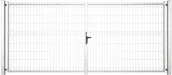 Ogrodzenia - WIŚNIOWSKI Brama dwuskrzydłowa VERA 400 x 173 cm ocynk - miniaturka - grafika 1