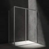 Kabiny prysznicowe - Omnires Chelsea Kabina prostokątna 120x80x190 cm CH1280CRTR - miniaturka - grafika 1