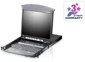Adaptery i przejściówki - Aten Konsola KVM over IP KL1516AIN-AXA-AG 1-lokalny/zdalny dostęp 16-portowa Kat 5 Dual Rail 19" LCD z portem Daisy-Chain KL1516AIN-AXA-AG - miniaturka - grafika 1