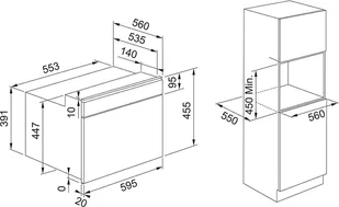 Piekarnik do zabudowy Franke S Mythos FMY 45 MW BK 131.0632.660 - Piekarniki do zabudowy - miniaturka - grafika 3