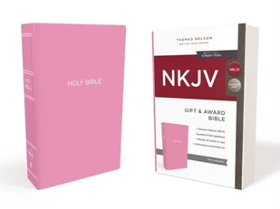 Thomas Nelson NKJV Gift and Award Bible Leather-Look Pink Red Letter Edition Comfort Print - Pozostałe książki Thomas Nelson NKJV Gift and Award Bible Leather-Look Pink Red Letter Edition Comfort Print - Pozostałe książki - miniaturka - grafika 1