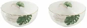 Miski i półmiski - Nuova Cer Easy life r2s PORCELANOWE MISKI Exotique - Egzotyczne Liście - Komplet 2 szt. 1286 EXOT - miniaturka - grafika 1