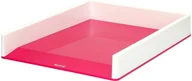 Półki na dokumenty - Leitz Półka dokumenty A4 biało/różowa Wow - miniaturka - grafika 1