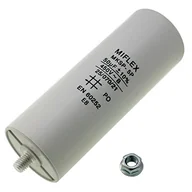 Akcesoria car audio - Miflex Kondensator wstępny kondensator silnika 50f 450 V 45 X 119 mm wtyczka M8; MIFLEX; UF 312504 - miniaturka - grafika 1
