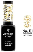 Lakiery hybrydowe - VICTORIA VYNN Lakier hybrydowy GEL POLISH COLOR Gold Foil nr 111 VICTORIA VYNN - 8 ml VIC000313 - miniaturka - grafika 1