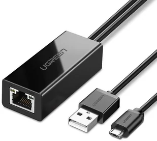 UGREEN karta micro Usb 100Mbps do Chromecast 1m cz - Kable USB - miniaturka - grafika 3