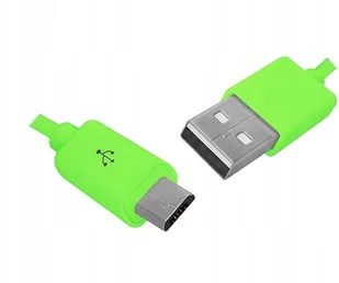 Ps Kabel Usb - microUSB, 1m, zielony. - Kable komputerowe i do monitorów - miniaturka - grafika 2