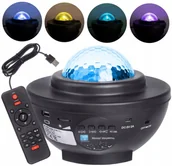 Projektory dla dzieci - Projektor Gwiazd Rzutnik Star Led Lampka Nocna - miniaturka - grafika 1