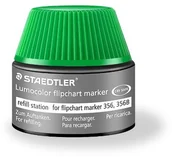 Naboje i atramenty - Staedtler 488 56 Lumocolor napełnianie butelek niewskazane flipchart marker do napełniania Ladestation für 356/356 B, 15  20 X, zielony 488 56-5 - miniaturka - grafika 1