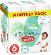 Pieluchy - Pampers pieluchomajtki Pants Harmonie rozmiar 6 72 pieluchy 15kg+ - miniaturka - grafika 1