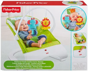 Fisher Price Zielony CJJ79 - Leżaczki i huśtawki - miniaturka - grafika 6