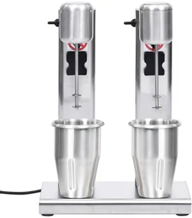 vidaXL vidaXL Mikser do koktajli mlecznych z 2 kubkami, stal nierdzewna, 2 L - Inne urządzenia gastronomiczne - miniaturka - grafika 6