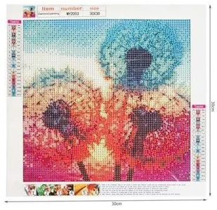 Haft diamentowy mozaika zestaw 5D motyw dmuchawca KX5871 - Zabawki kreatywne - miniaturka - grafika 8