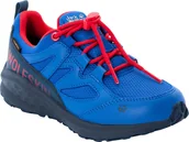 Buty trekkingowe dziecięce - Jack Wolfskin Jack Wolfskin Unleash 4 Speed Texapore Shoes Kids, niebieski/szary EU 34 2022 Buty turystyczne 4051951-1195-340 - miniaturka - grafika 1