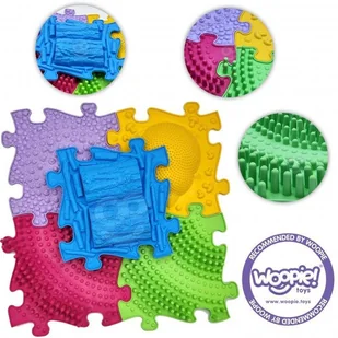 Woopie WOOPIE Mata Sensoryczna Ortopedyczna Puzzle 5 el. 30197 - Puzzle - miniaturka - grafika 2