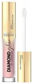 Błyszczyki do ust - Eveline Cosmetics Diamond Glow Lip Luminizer błyszczyk do ust z kwasem hialuronowym 03 Caramel Ice Cream 4.5ml - miniaturka - grafika 1