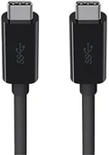 Kable USB - Belkin F2CU049bt2M-BLK 2 m kabel do monitora USB-C na USB-C - czarny F2CU049bt2M-BLK - miniaturka - grafika 1