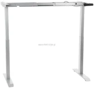 Fotele i krzesła biurowe - Import S Stelaż elektryczny dwusilnikowy EF-UT04-2T/W-biały - miniaturka - grafika 1