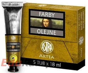 Astra Farba olejna 18ml kadm cytrynowy - Przybory szkolne - miniaturka - grafika 2