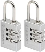 Kłódki - Master Lock Kłódka szyfrowa 20 mm aluminium 2 szt. 7620EURTCC - miniaturka - grafika 1