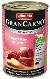 Animonda Grancarno Sensitiv smak wołowina z ziemniakami 400g - Mokra karma dla psów - miniaturka - grafika 4