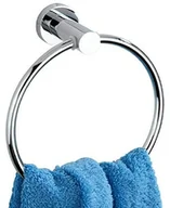 Wieszaki łazienkowe - Wenko 19351100 wieszak na ręczniki Valente, mosiądz, 16 x 17 x 7 cm, chrom 19351100 - miniaturka - grafika 1