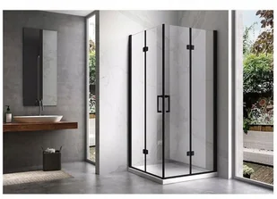 231 HYDAR KABINA PRYSZNICOWA 80x80 KZ08B BLACK SKŁADANA 6MM 23178210 78210-uniw - Kabiny prysznicowe - miniaturka - grafika 8