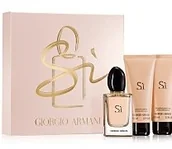 Zestawy perfum damskich - Giorgio Armani Si, Zestaw podarunkowy, woda perfumowana 100ml + balsam do ciała 75ml + żel pod prysznic 75ml - miniaturka - grafika 1