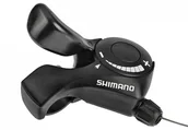 Części rowerowe - SHIMANO Manetka rowerowa TX-30 3 rzędowa, lewa, czarna - miniaturka - grafika 1