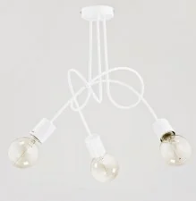 Lampa wisząca Tango 3 x 60 W E27 biała 23613 - Lampy sufitowe - miniaturka - grafika 2