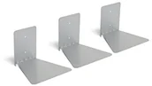 Dekoracje domu - Umbra Conceal 325632-410 niewidoczna półka na książki, z metalu, srebro, 17.78  x  17.145  x  13.97 cm 1005073-560 - miniaturka - grafika 1