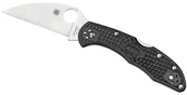 Akcesoria turystyczne - Spyderco c11fpwcbk 4 Delica z wharnc Wharncliffe ostrze C11FPWCBK - miniaturka - grafika 1