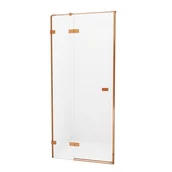Ścianki i drzwi prysznicowe - New Trendy Drzwi prysznicowe uchylne lewe 80 cm EXK-3531 Avexa Copper Brushed EXK-3531 - miniaturka - grafika 1