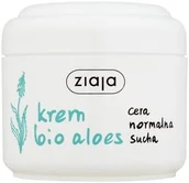 Kremy do twarzy - Ziaja Bio aloesowy krem nawilżający do cery suchej i normalnej 100ml 54210-uniw - miniaturka - grafika 1
