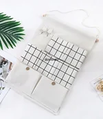 Półki łazienkowe - WISZĄCY ORGANIZER KIESZONKI KUCHNIA ŁAZIENKA duży4 - miniaturka - grafika 1