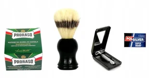 Tradycyjny Pędzel Do Golenia + Maszynka Do Golenia - Zestawy kosmetyków męskich - miniaturka - grafika 18