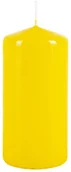 Świece - Bolsius Świeca pieńkowa żółta wys. 12 cm - miniaturka - grafika 1