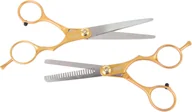 Nożyczki fryzjerskie - Gepard Degażówki Nożyczki Fryzjerskie Strzyżenia Włosów NZ39-GE+DZ39-GE - miniaturka - grafika 1
